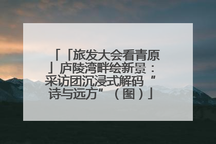 「旅发大会看青原」庐陵湾畔绘新景：采访团沉浸式解码“诗与远方”（图）