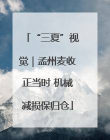 “三夏”视觉｜孟州麦收正当时 机械减损保归仓