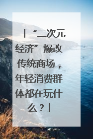 “二次元经济”爆改传统商场，年轻消费群体都在玩什么？