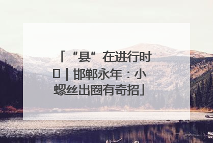 “县”在进行时⑬｜邯郸永年：小螺丝出圈有奇招