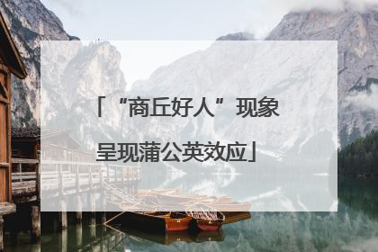 “商丘好人”现象呈现蒲公英效应