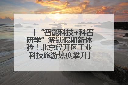 “智能科技+科普研学”解锁假期新体验！北京经开区工业科技旅游热度攀升