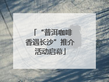 “普洱咖啡 香遇长沙”推介活动启幕