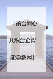 甬台同心共织台企智能急救网