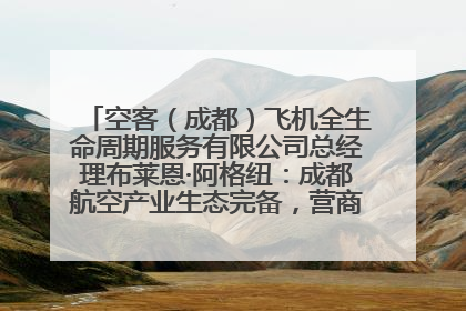 空客（成都）飞机全生命周期服务有限公司总经理布莱恩·阿格纽：成都航空产业生态完备，营商环境优势显著