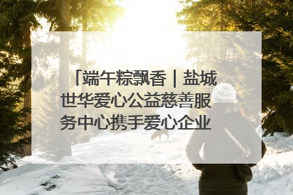 端午粽飘香｜盐城世华爱心公益慈善服务中心携手爱心企业发起情暖“城市守护者”慰问活动