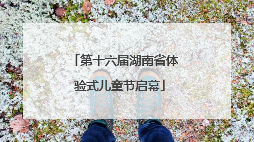 第十六届湖南省体验式儿童节启幕