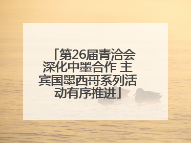 第26届青洽会深化中墨合作 主宾国墨西哥系列活动有序推进