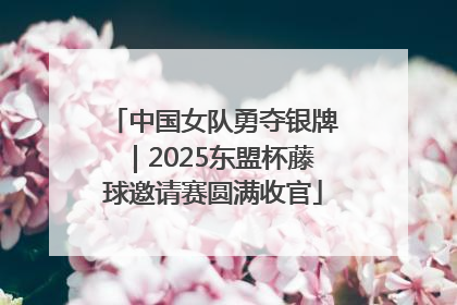 中国女队勇夺银牌｜2025东盟杯藤球邀请赛圆满收官