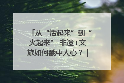 从“活起来”到“火起来” 非遗+文旅如何戳中人心？｜文旅融合看四川