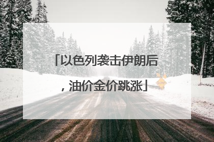 以色列袭击伊朗后，油价金价跳涨