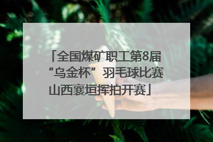 全国煤矿职工第8届“乌金杯”羽毛球比赛山西襄垣挥拍开赛