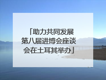助力共同发展 第八届进博会座谈会在土耳其举办