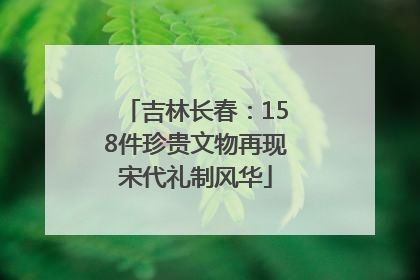 吉林长春：158件珍贵文物再现宋代礼制风华