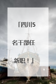 四川5名干部任新职！