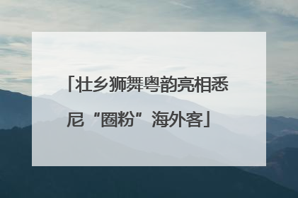 壮乡狮舞粤韵亮相悉尼“圈粉”海外客