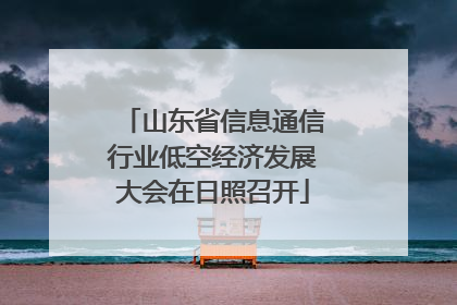 山东省信息通信行业低空经济发展大会在日照召开