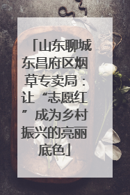 山东聊城东昌府区烟草专卖局：让“志愿红”成为乡村振兴的亮丽底色