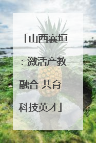 山西襄垣：激活产教融合 共育科技英才