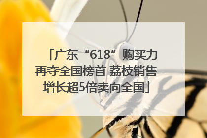 广东“618”购买力再夺全国榜首 荔枝销售增长超5倍卖向全国