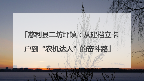 慈利县二坊坪镇：从建档立卡户到“农机达人”的奋斗路