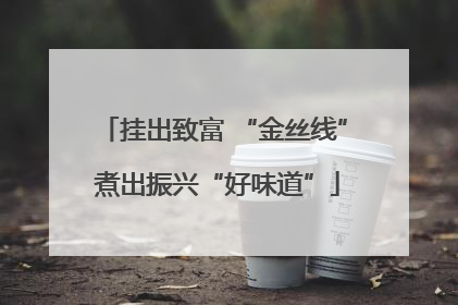 挂出致富 “金丝线” 煮出振兴“好味道”