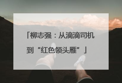 柳志强：从滴滴司机到“红色领头雁”