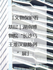 文物保护看基层｜湖南博物院“长沙马王堆汉墓陈列”展