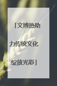 文博热助力传统文化绽放光彩