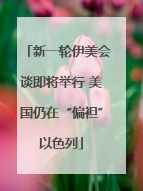 新一轮伊美会谈即将举行 美国仍在“偏袒”以色列