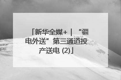 新华全媒+｜“疆电外送”第三通道投产送电 (2)