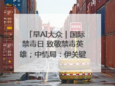 早AI大众｜国际禁毒日 致敬禁毒英雄；中情局：伊关键核设施被摧毁
