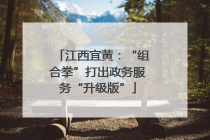江西宜黄：“组合拳”打出政务服务“升级版”