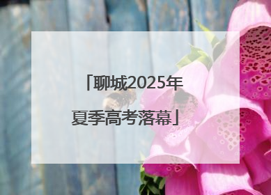 聊城2025年夏季高考落幕