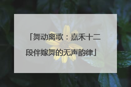 舞动离歌：嘉禾十二段伴嫁舞的无声韵律