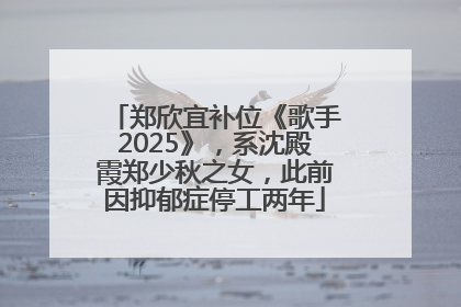 郑欣宜补位《歌手2025》，系沈殿霞郑少秋之女，此前因抑郁症停工两年