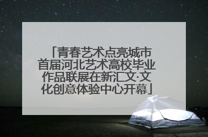 青春艺术点亮城市 首届河北艺术高校毕业作品联展在新汇文·文化创意体验中心开幕