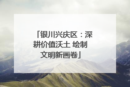 银川兴庆区：深耕价值沃土 绘制文明新画卷