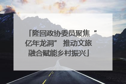 隆回政协委员聚焦“亿年龙洞” 推动文旅融合赋能乡村振兴