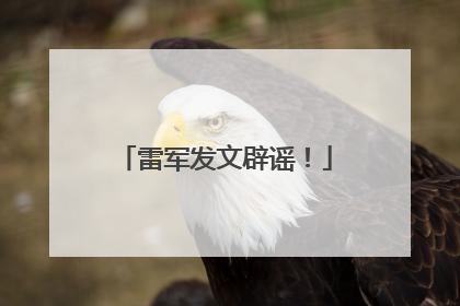 雷军发文辟谣！