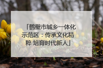 鹤壁市城乡一体化示范区：传承文化精粹 培育时代新人