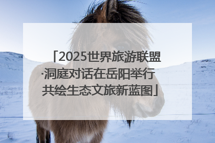 2025世界旅游联盟·洞庭对话在岳阳举行 共绘生态文旅新蓝图