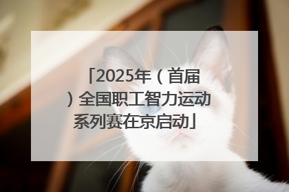 2025年（首届）全国职工智力运动系列赛在京启动