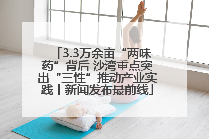 3.3万余亩“两味药”背后 沙湾重点突出“三性”推动产业实践丨新闻发布最前线