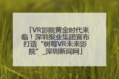 VR影院黄金时代来临！深圳报业集团宣布打造“树莓VR未来影院”_深圳新闻网